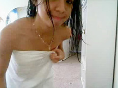 This cute teen Asian lets her webcam run painless she comes outside of slay rub elbows with shower and gets dressed. From being naked with her nice bowels and shaved cunt, she gets dressed and leaves